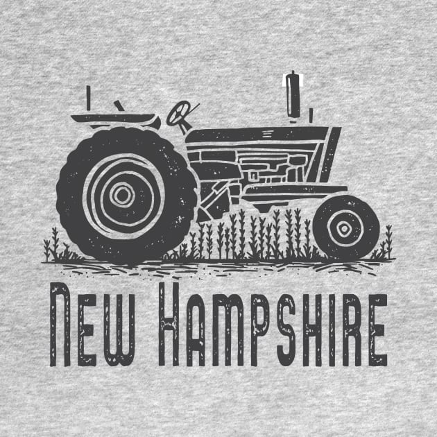 New Hampshire Vintage Tractor by DogfordStudios